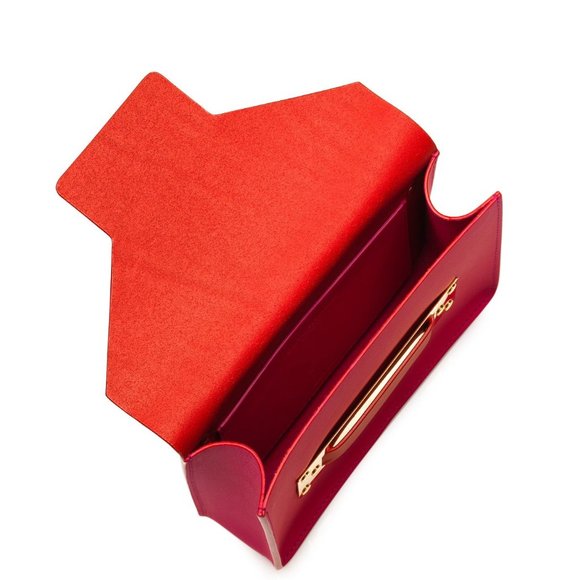 Sophie Hulme Milner Nano Crossbody Bag in Red - Picture 3 of 12